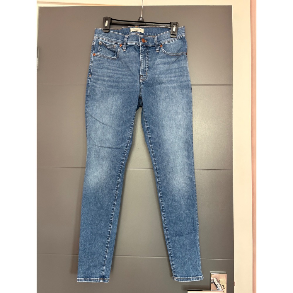Madewell 9 Inch Mid-Rise Skinny Jeans Medium Wash Denim Size 29